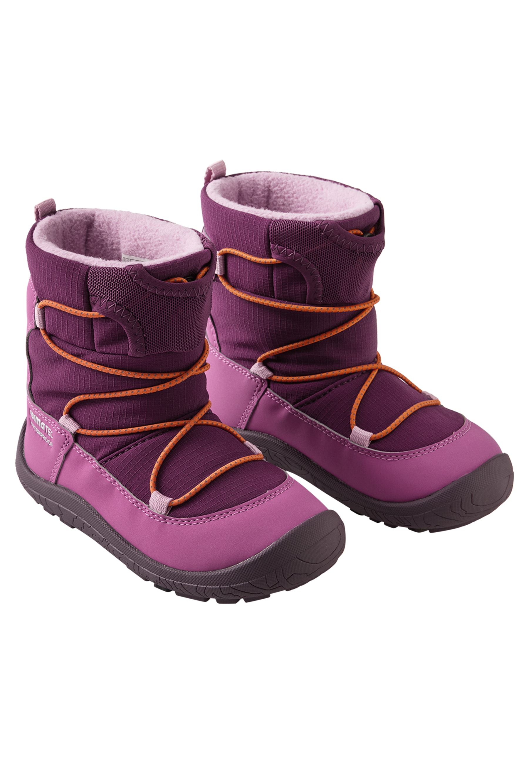Ensilumi Kids ReimaTec Paljasjalkatalvikengät Deep Purple