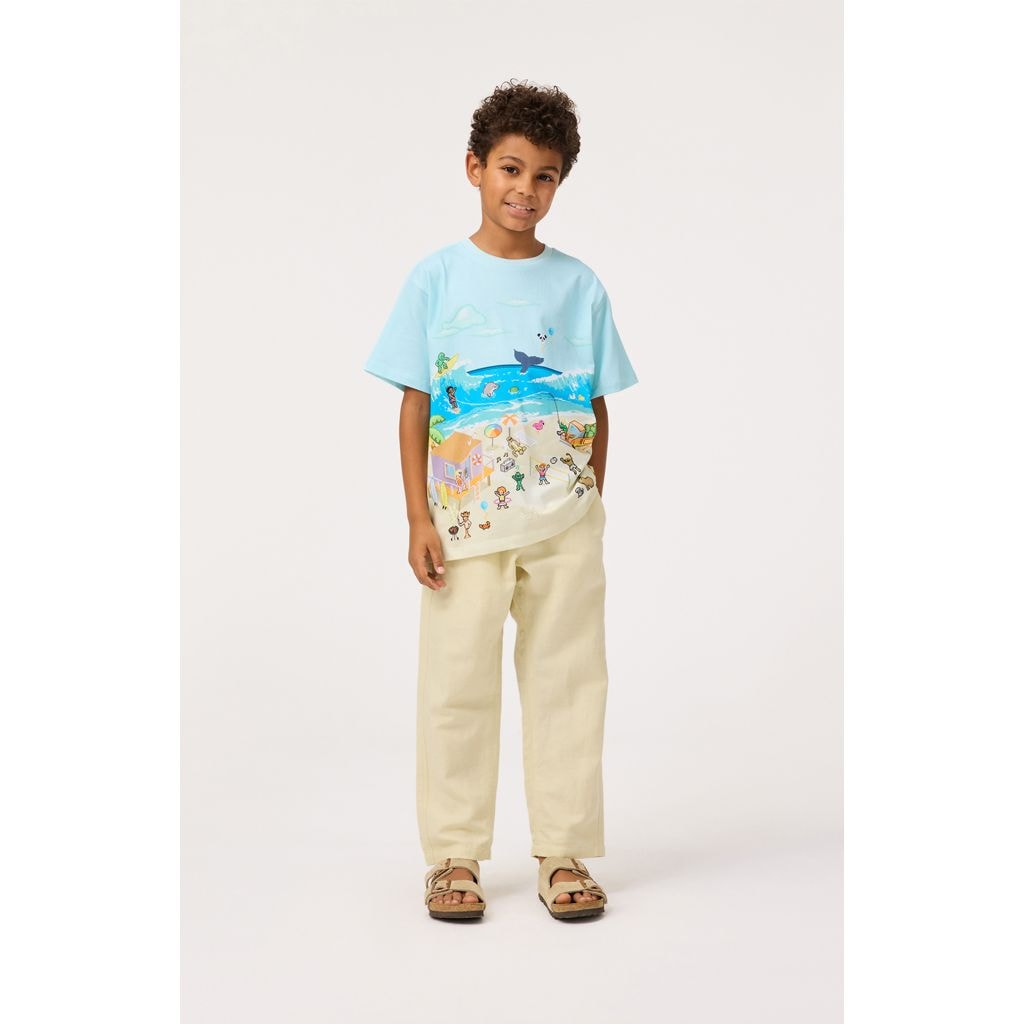 Riley Short Sleeve T-Shirt Pixel Beach