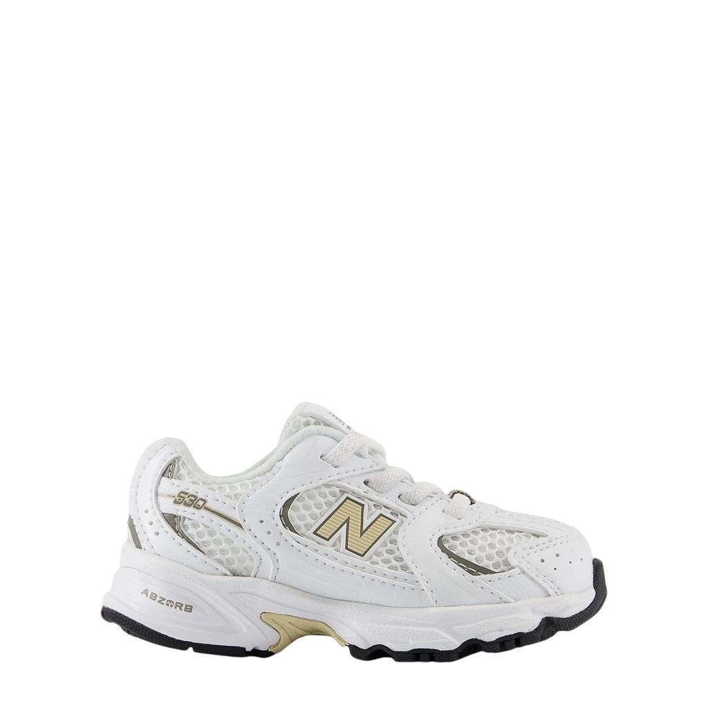 530 Baby Bungee Lace Sneakers White