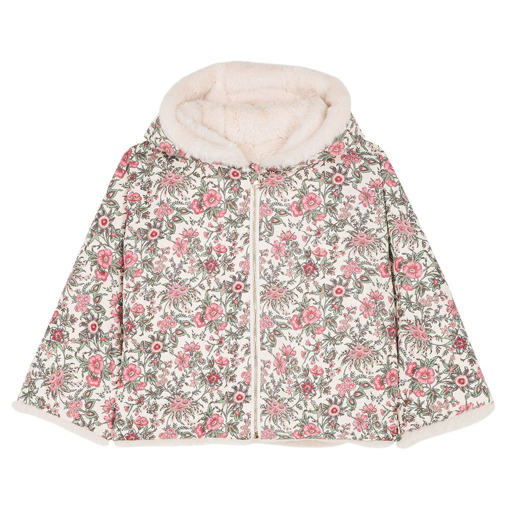 Felvet Reversible Jacket Ivory Enchanted Fields