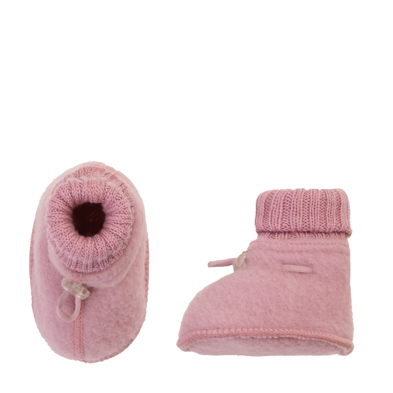 Wool Sleeping Booties Old Rose 