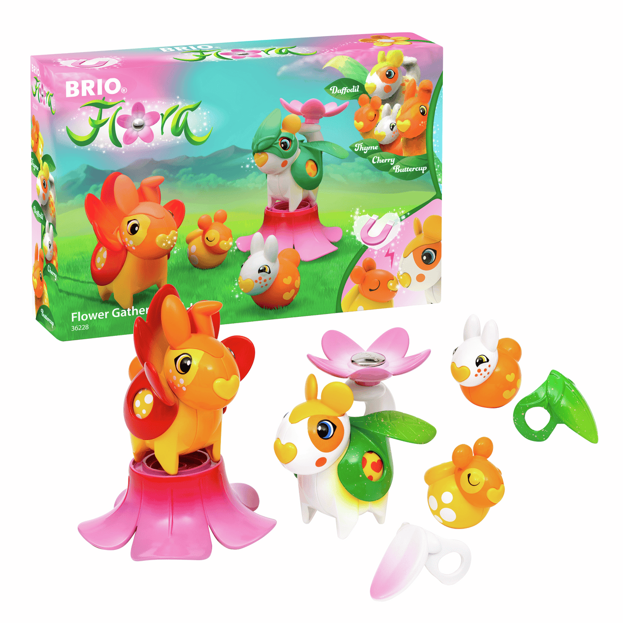 BRIO Flora Blomsamlare Lek-set Mix 