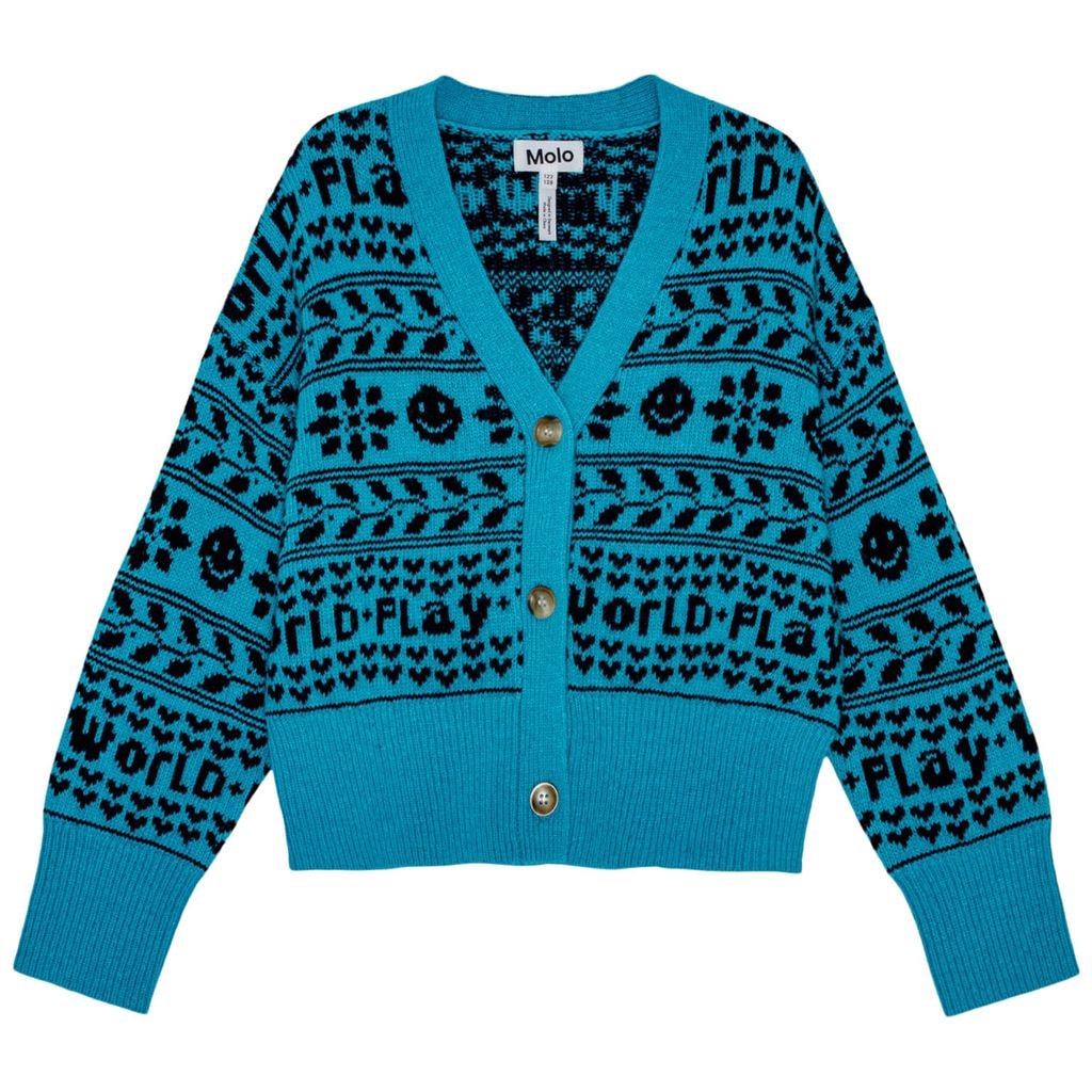 Gilly Neuletakki Peacock Blue