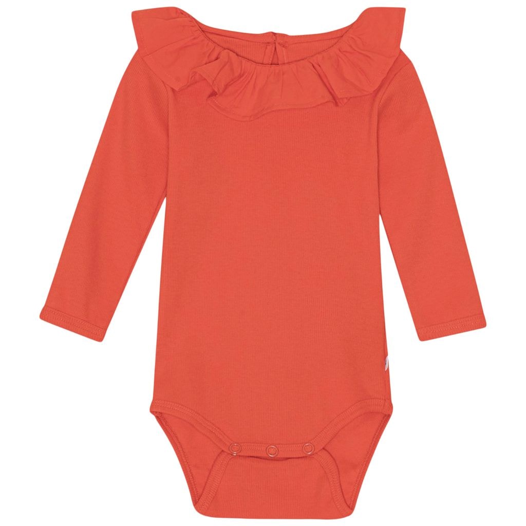 GOTS Faye Baby Body Red Clay