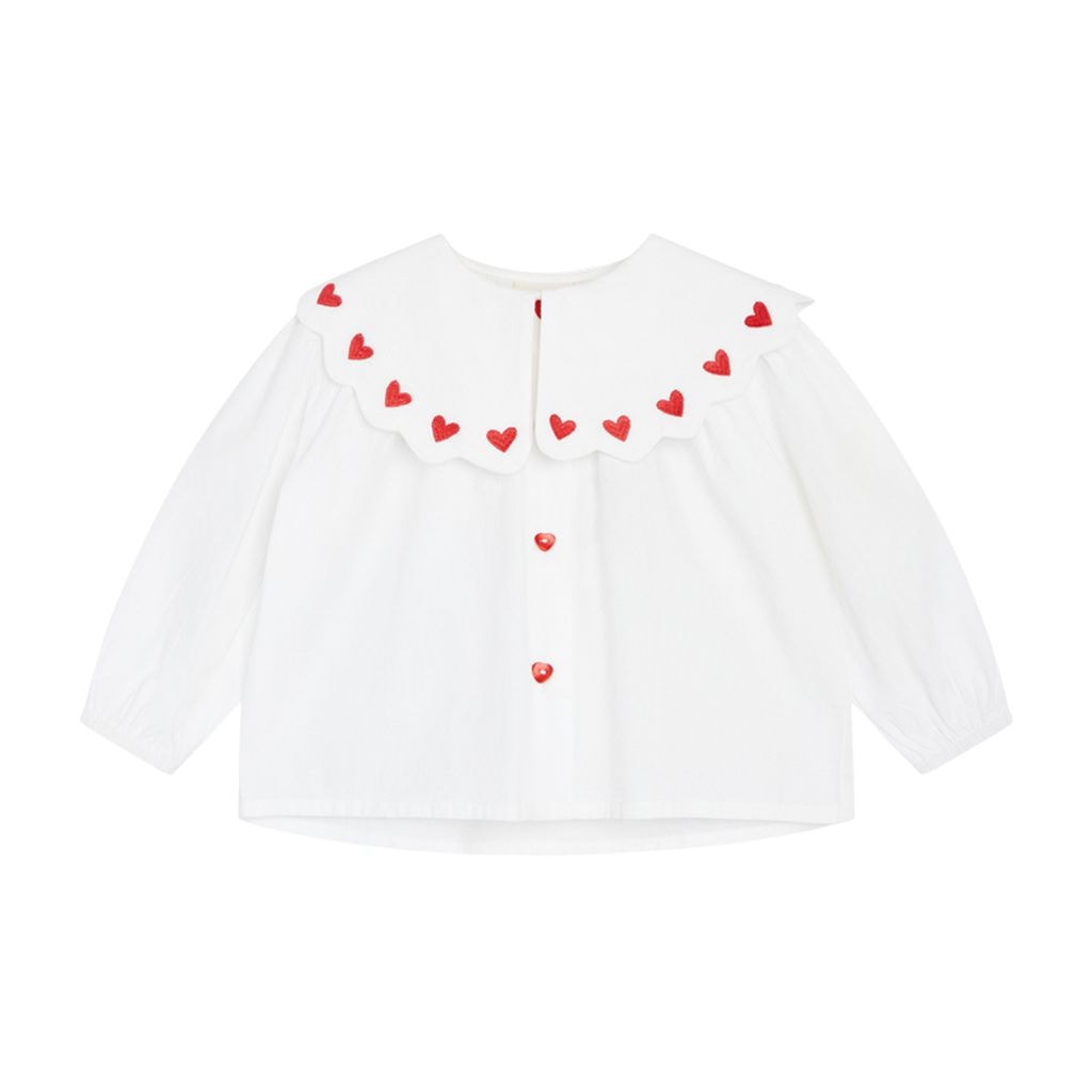 Ever Embroidered Blouse White