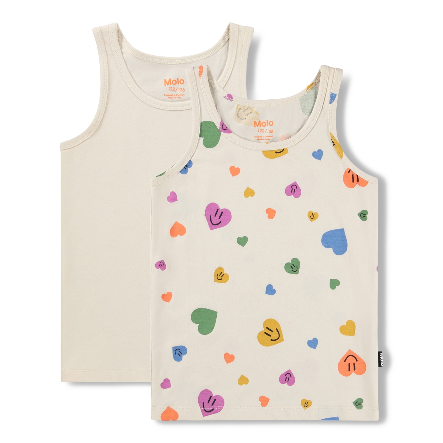 GOTS Jeanie 2-pack Tank Top Confetti Smiles 