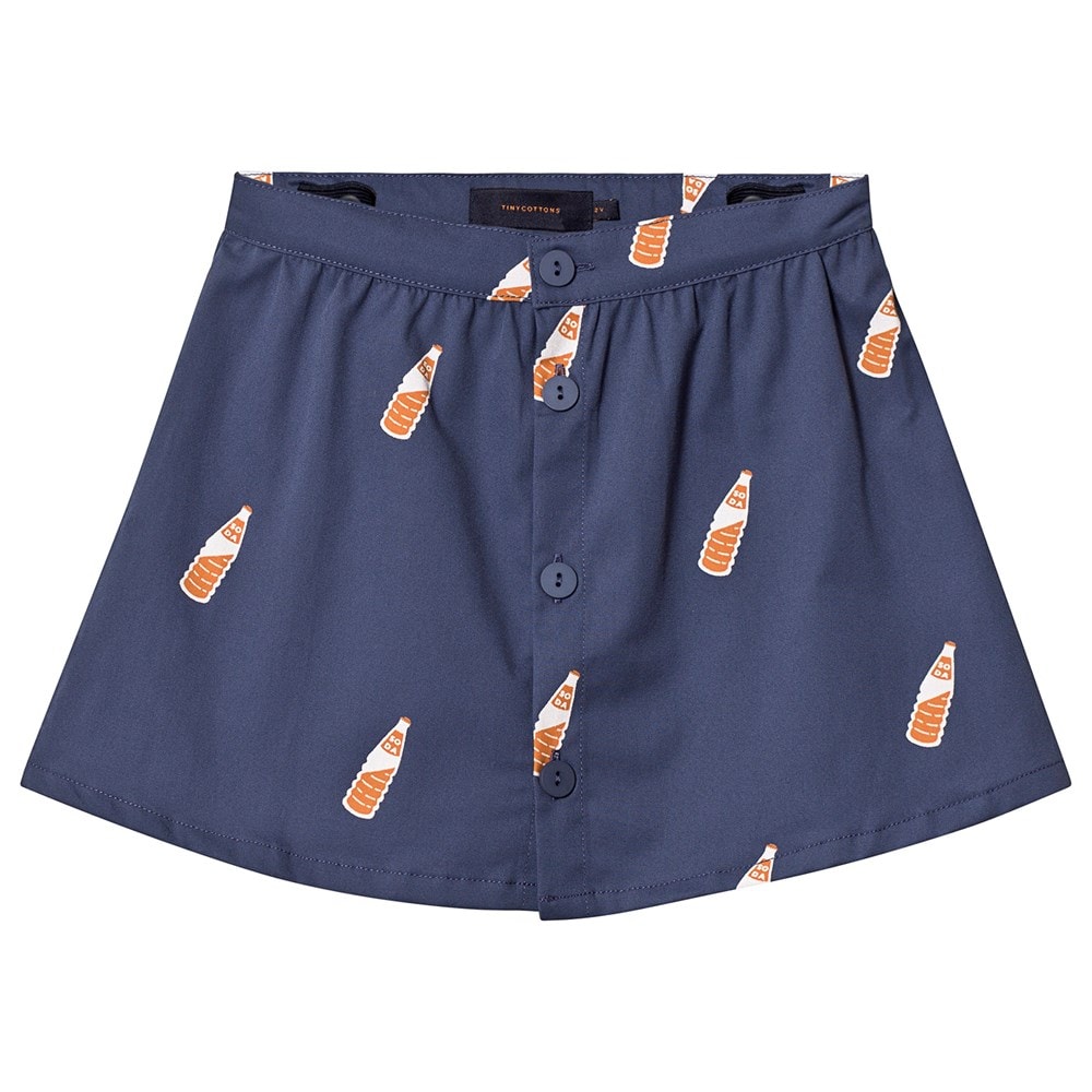 Soda Bottles Nederdel Light Navy Brown 