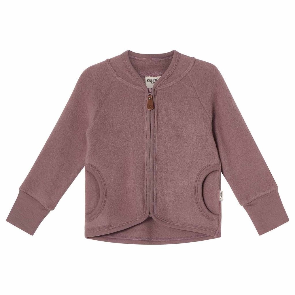 Adelaide Wool Fleece Jacket Lilac