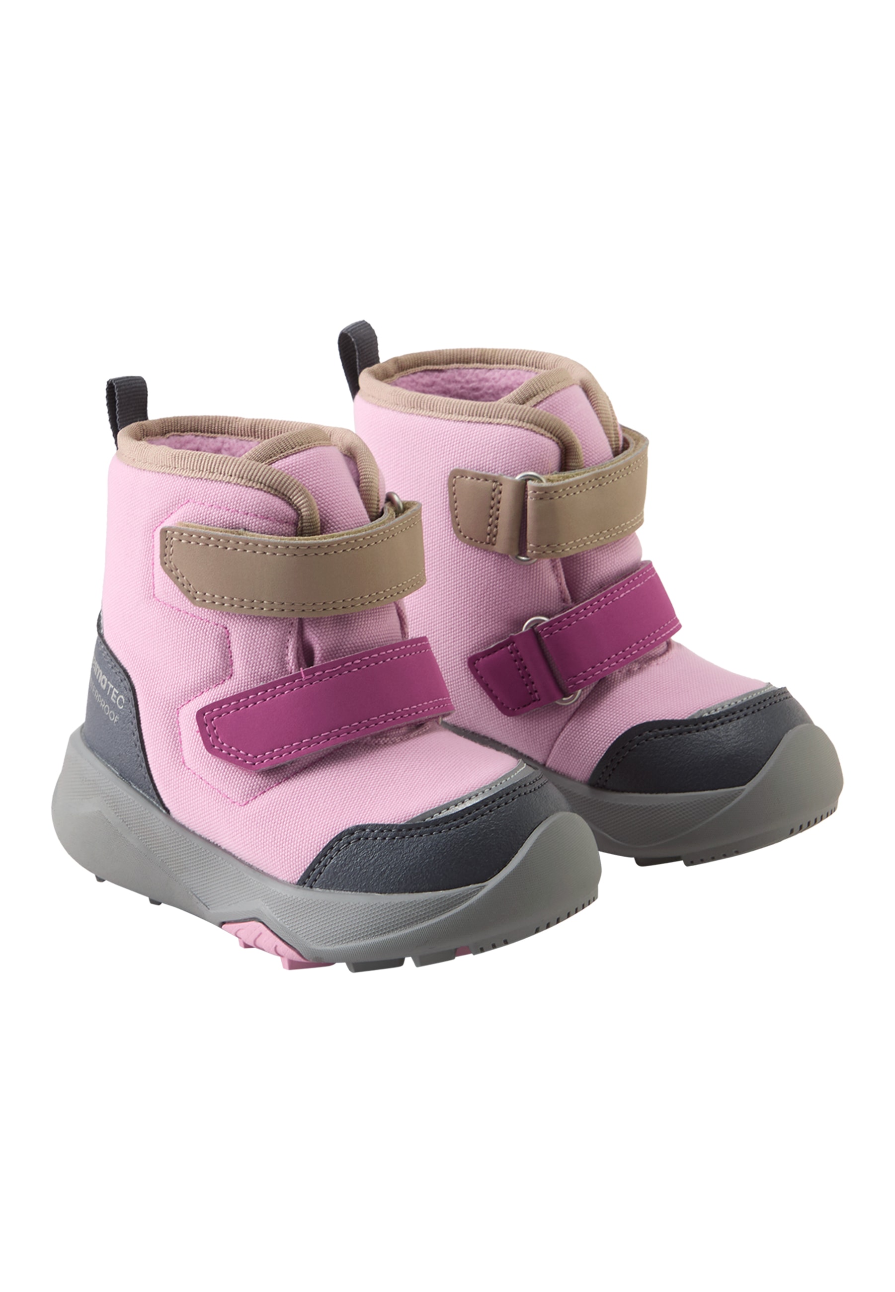 Talviuni ReimaTec Vedenpitävät Kengät Grey Pink