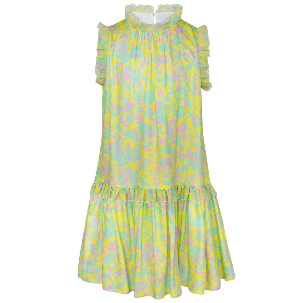 Floral Dress Anemone Yellow