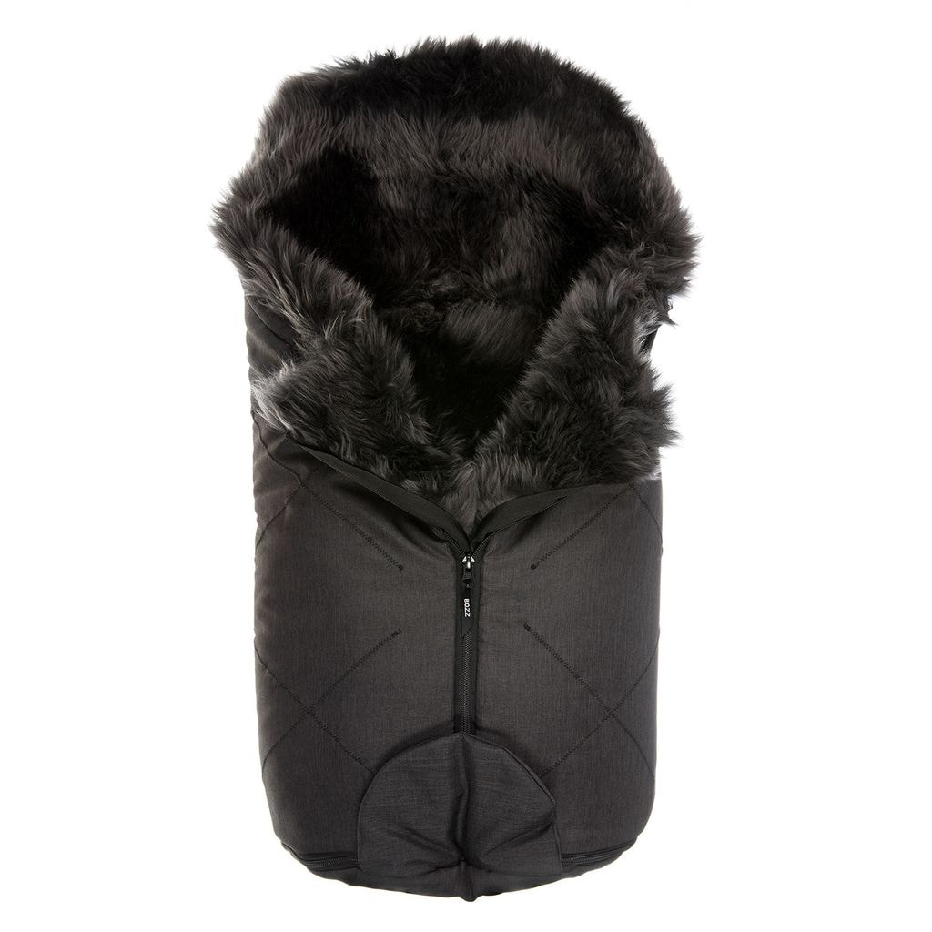 Liten Vognpose Black Melange Grey