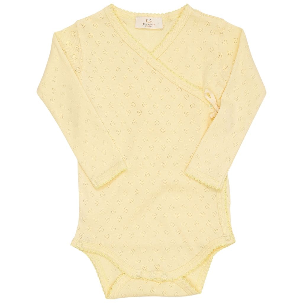 Baby Body In Pointelle Pale Yellow