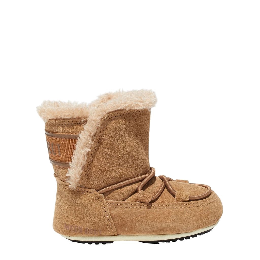 Krippenschuhe aus Wildleder Schnee Whisky Boots