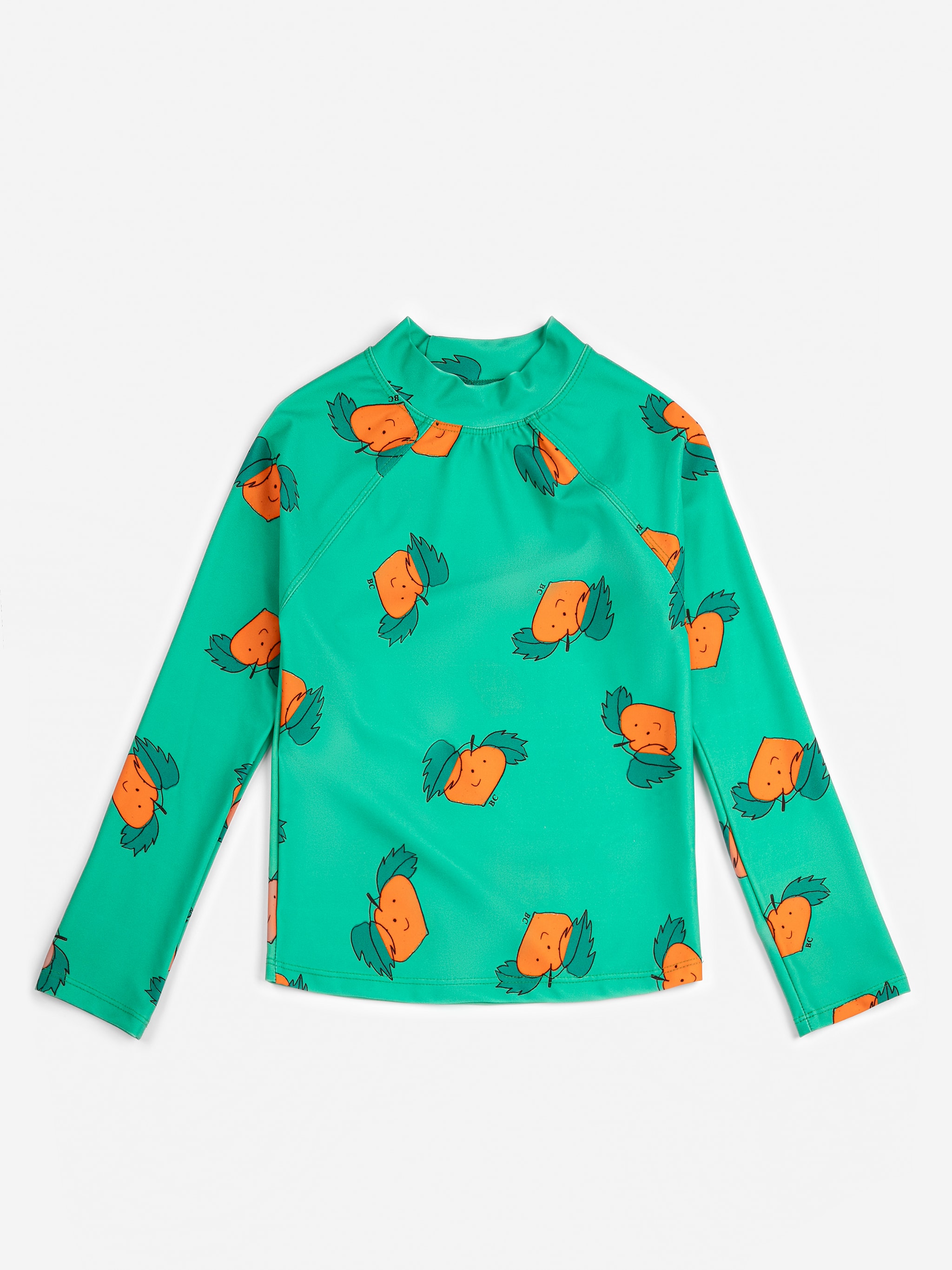 Curious Turnip All Over Svømme-T-shirt Green 