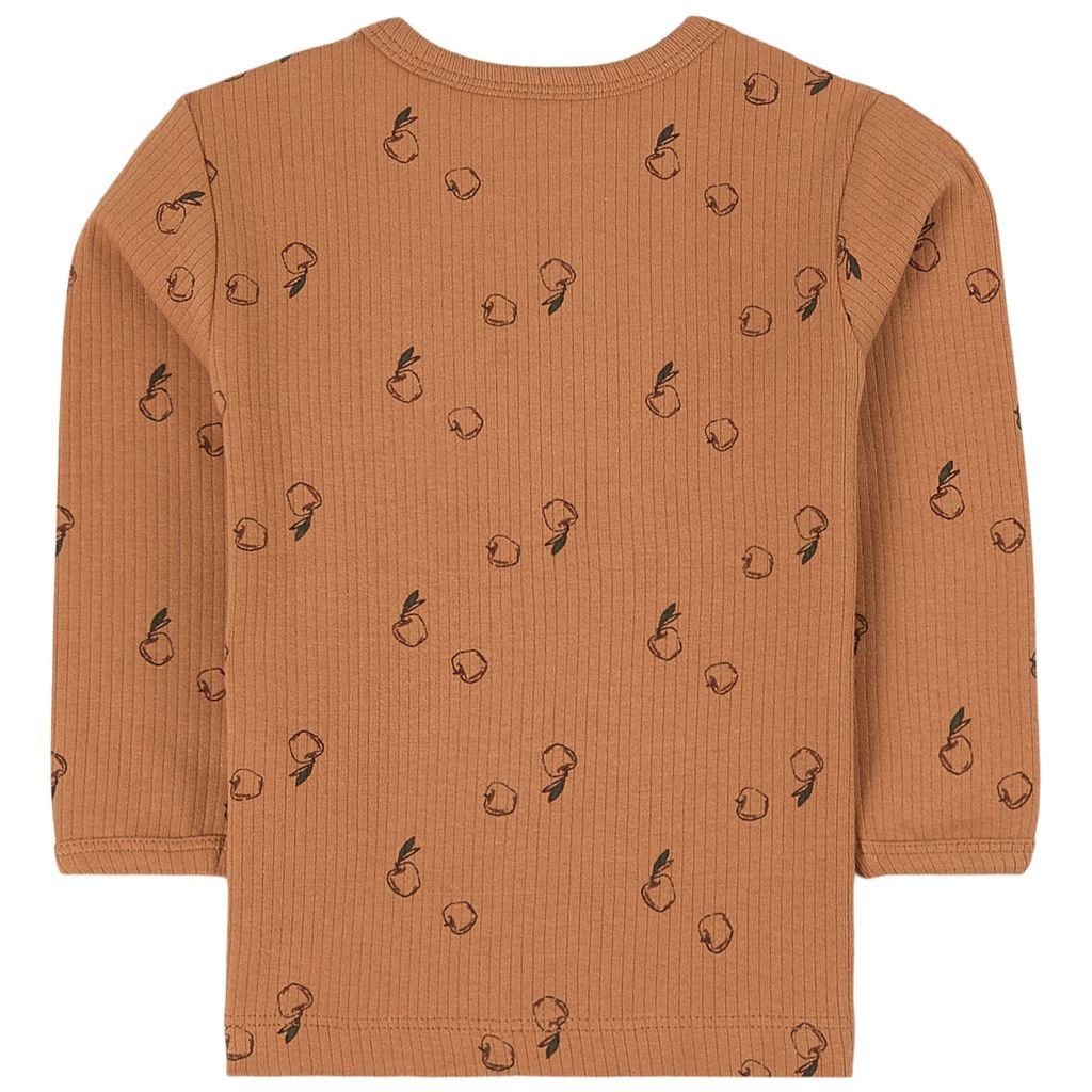 Apple Långärmad T-shirt Ocher