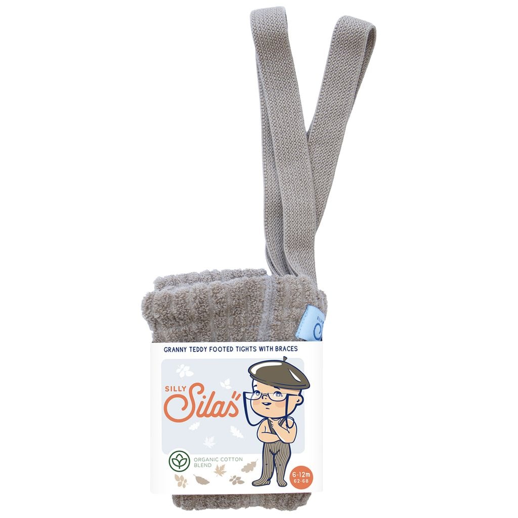 Granny Teddy Tights Oyster Grey Granny Teddy Tights Oyster Grey