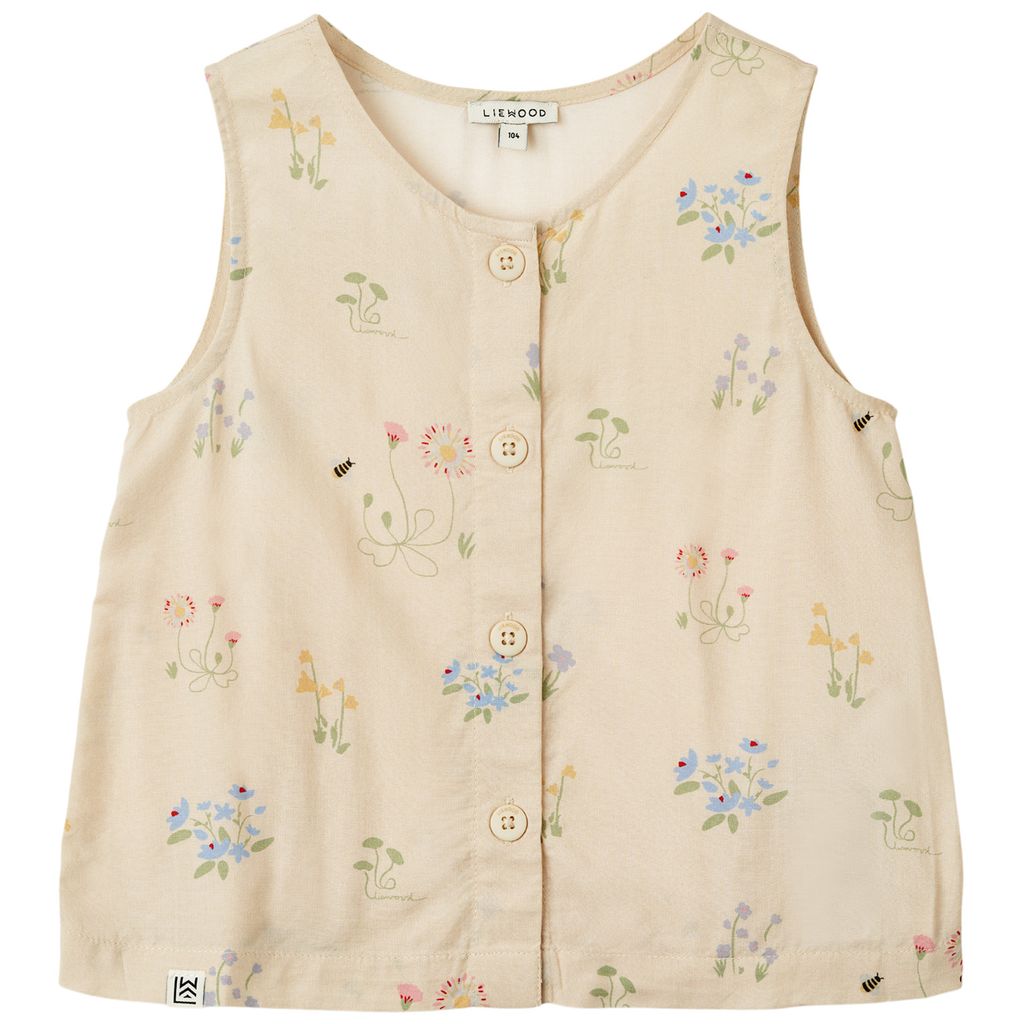 Rosanna Mönstrad Topp Flora/Sandy
