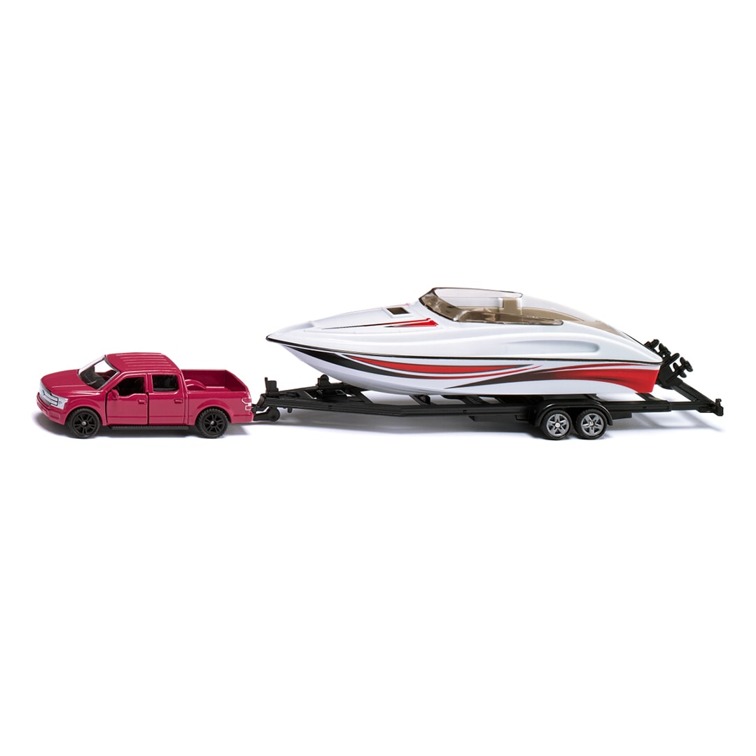 Ford F-150 with Motorboat, 1:55