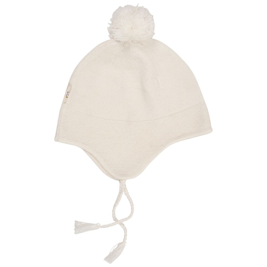 Cashmere Baby Bonnet Hat Cream