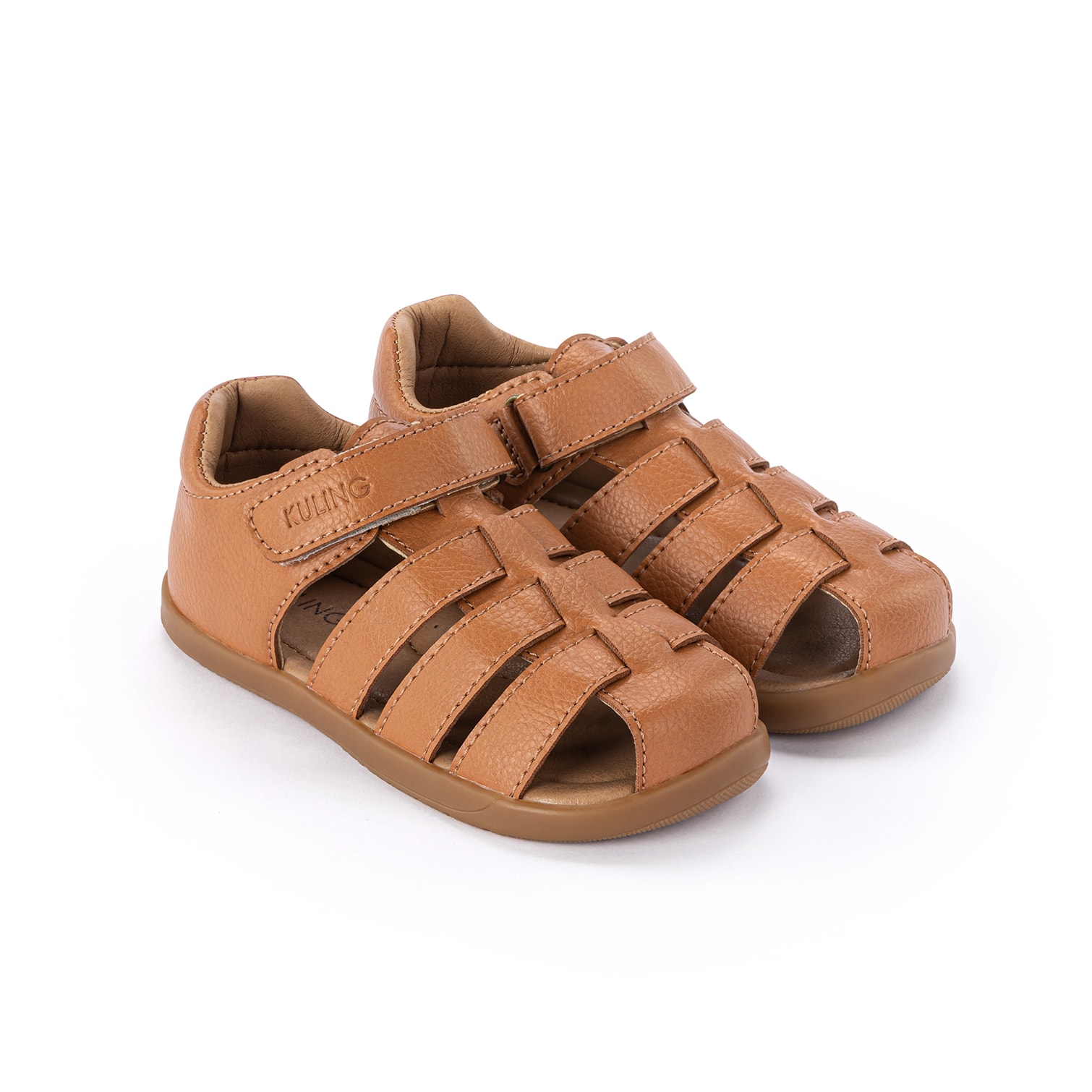 Lyckorna sandaalit Brown