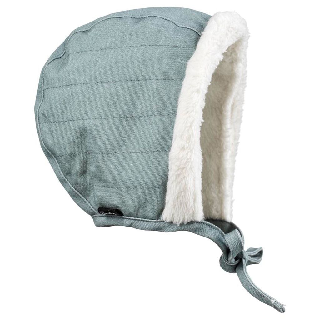 Vuorattu Vauvan Myssy Pebble Green