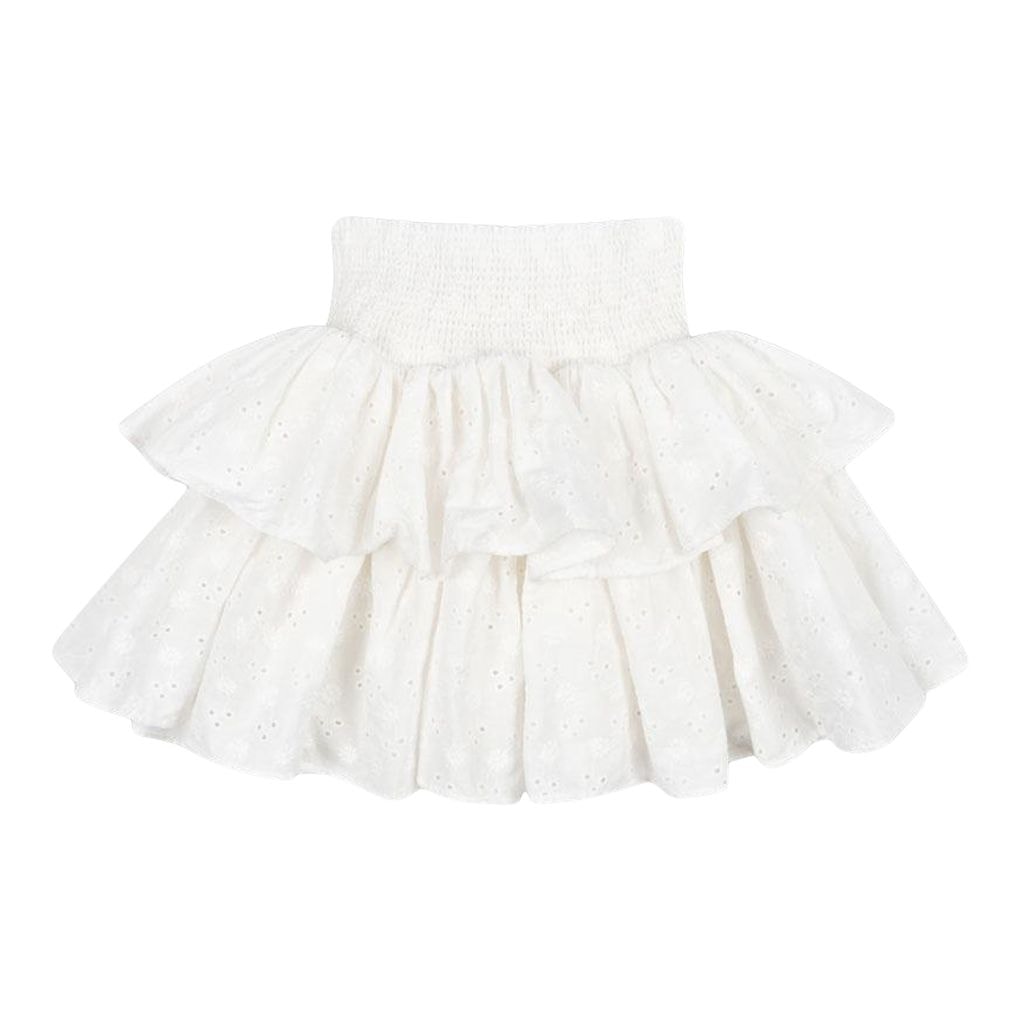 Lacey Smock Skirt Optic White
