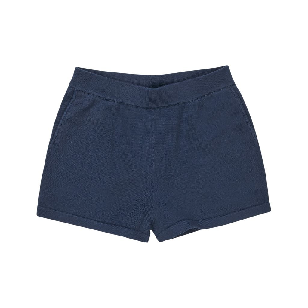 Knitted Shorts Dark Navy