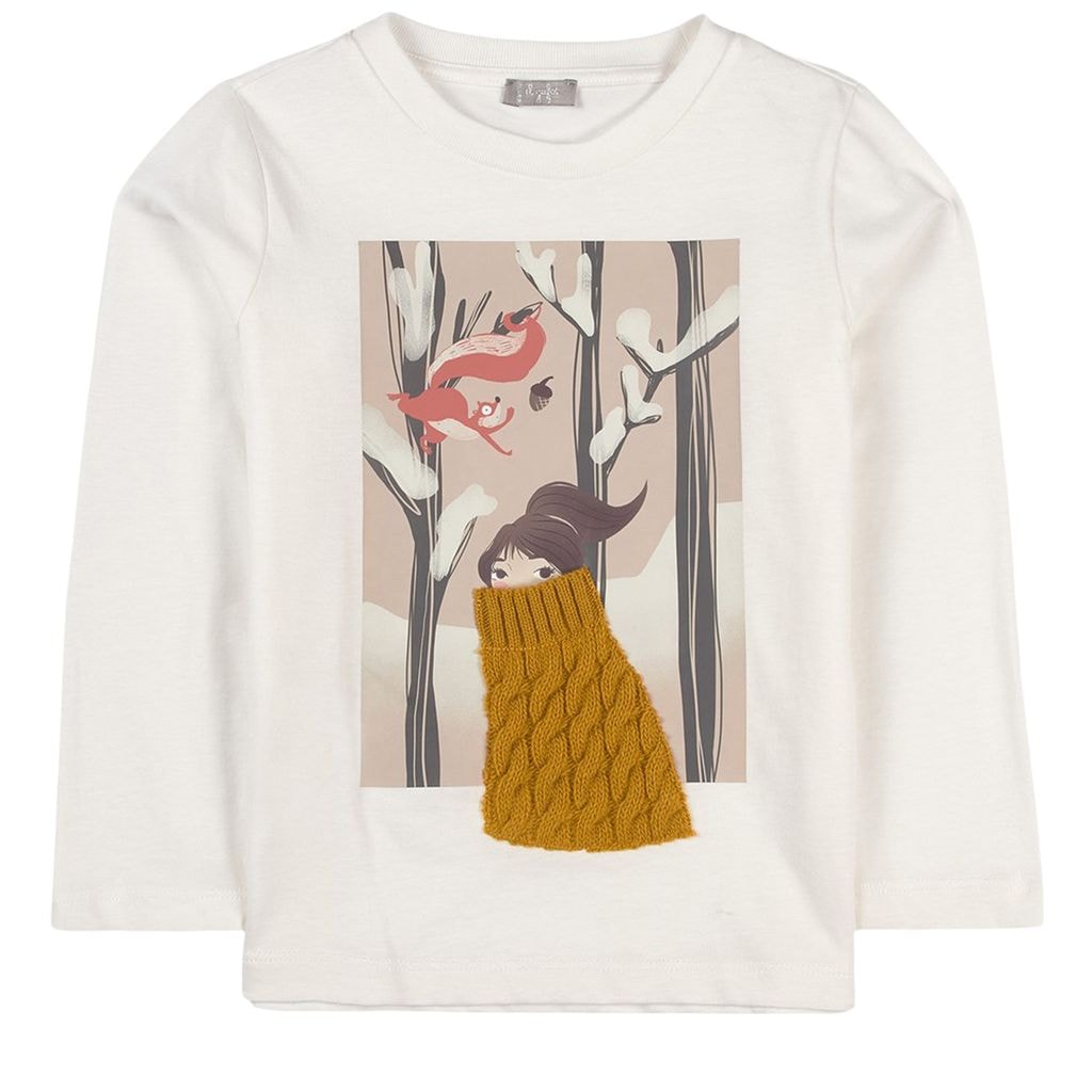 Snow Scene T-Shirt White