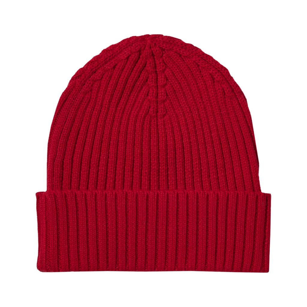 Rib Beanie Red