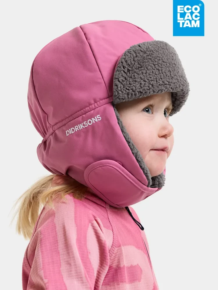 Biggles Cap 7 Heather Pink