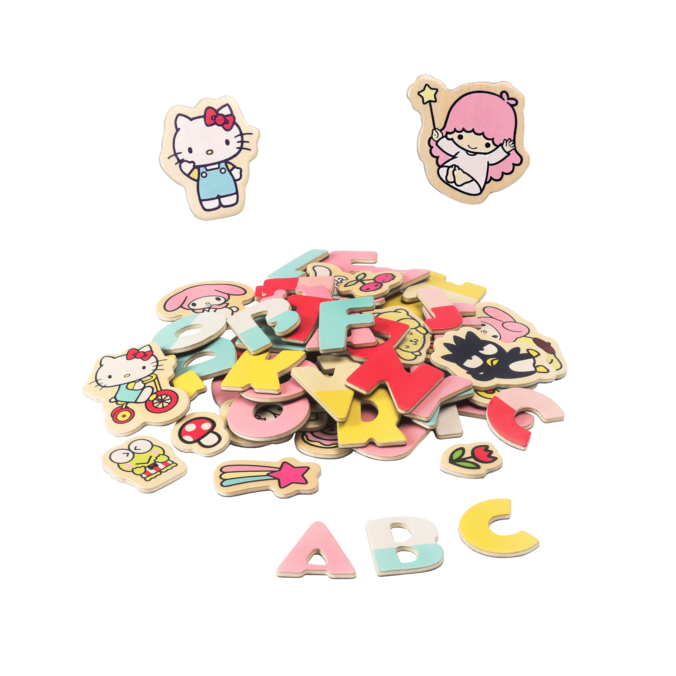Hello Kitty Magnetiska Bokstäver Multi