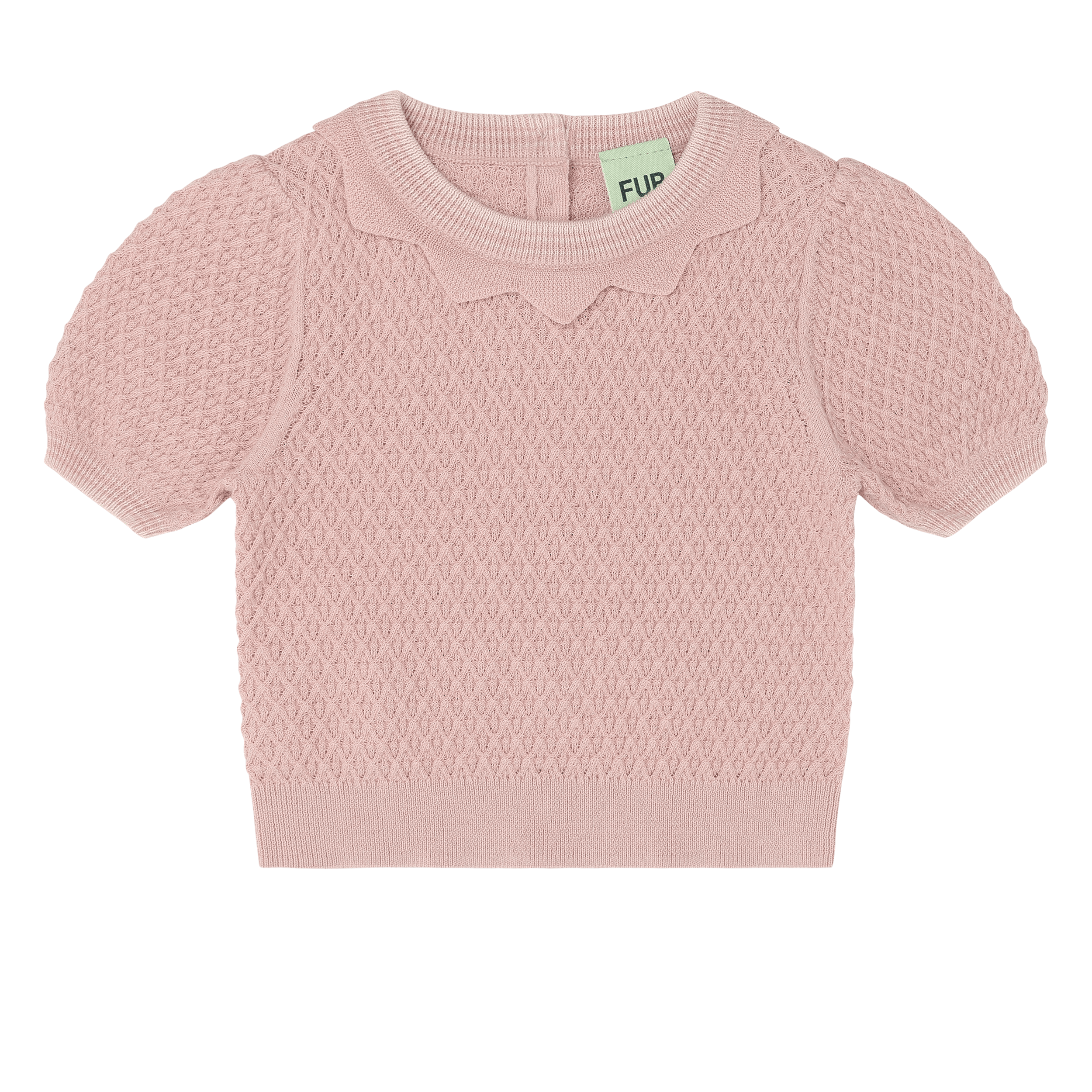 Baby Waffle Tee Pale Rose 