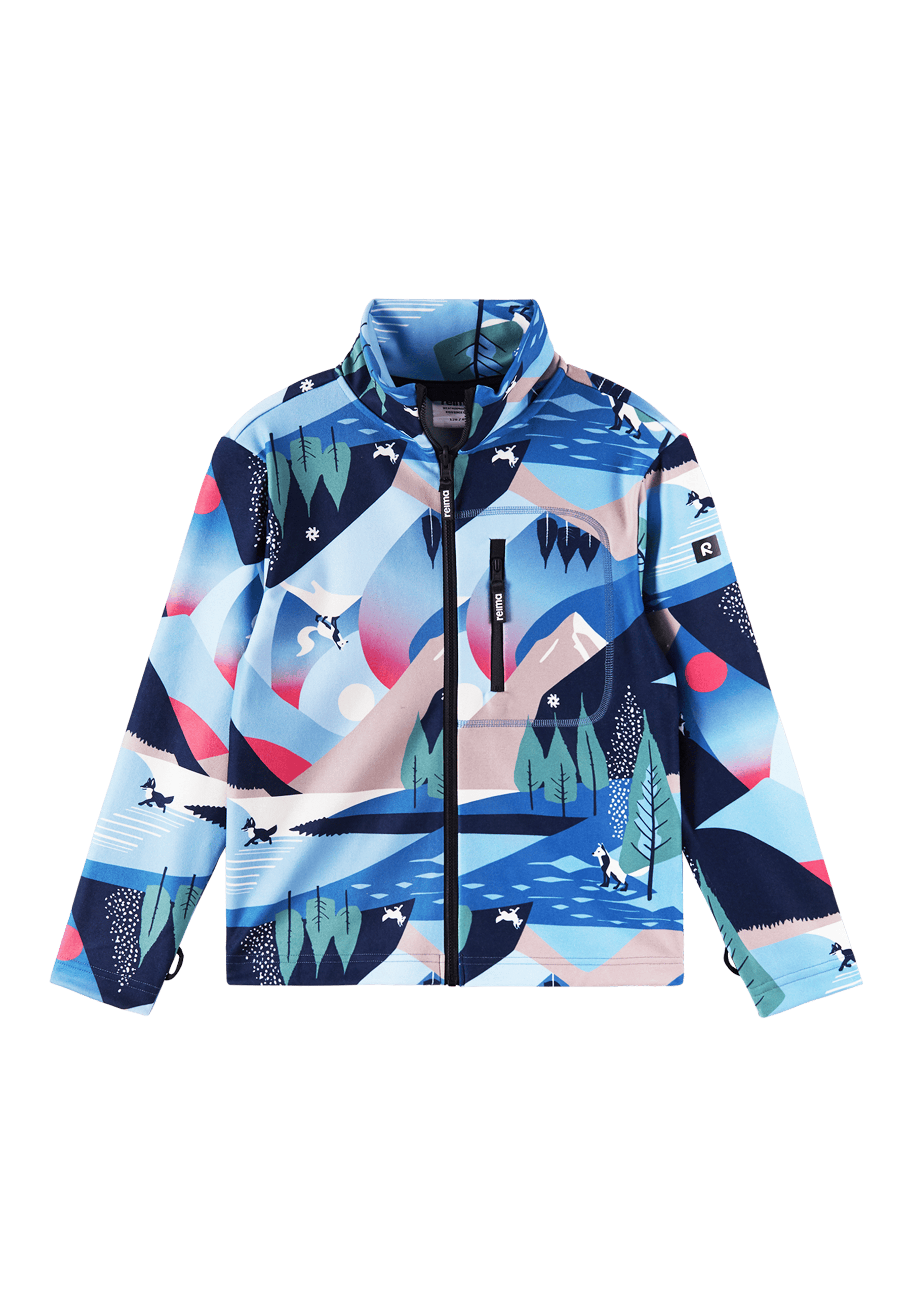 Lisisti Soft Jersey Full Zip Sweater Blue Ocean