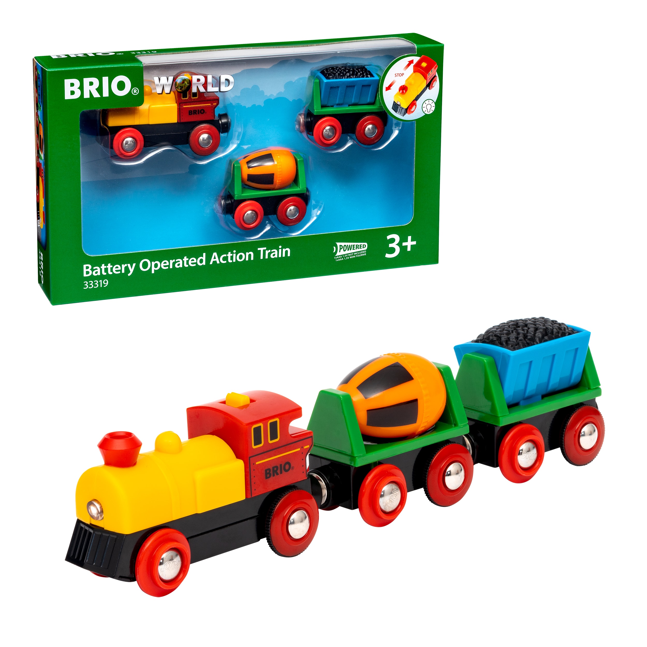 Battery Operated Action Train Multicolor 