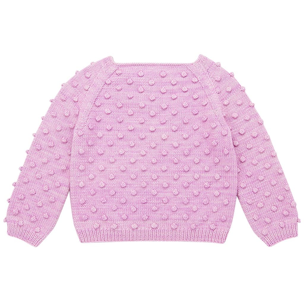 Popcorn Neulepusero Vauvalle Pink Lilac