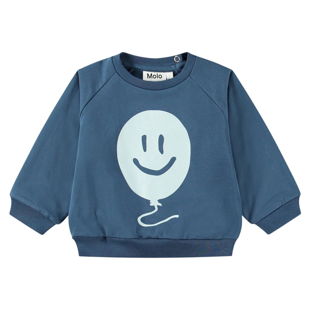 GOTS Disc Sweatshirt Calm Fjord