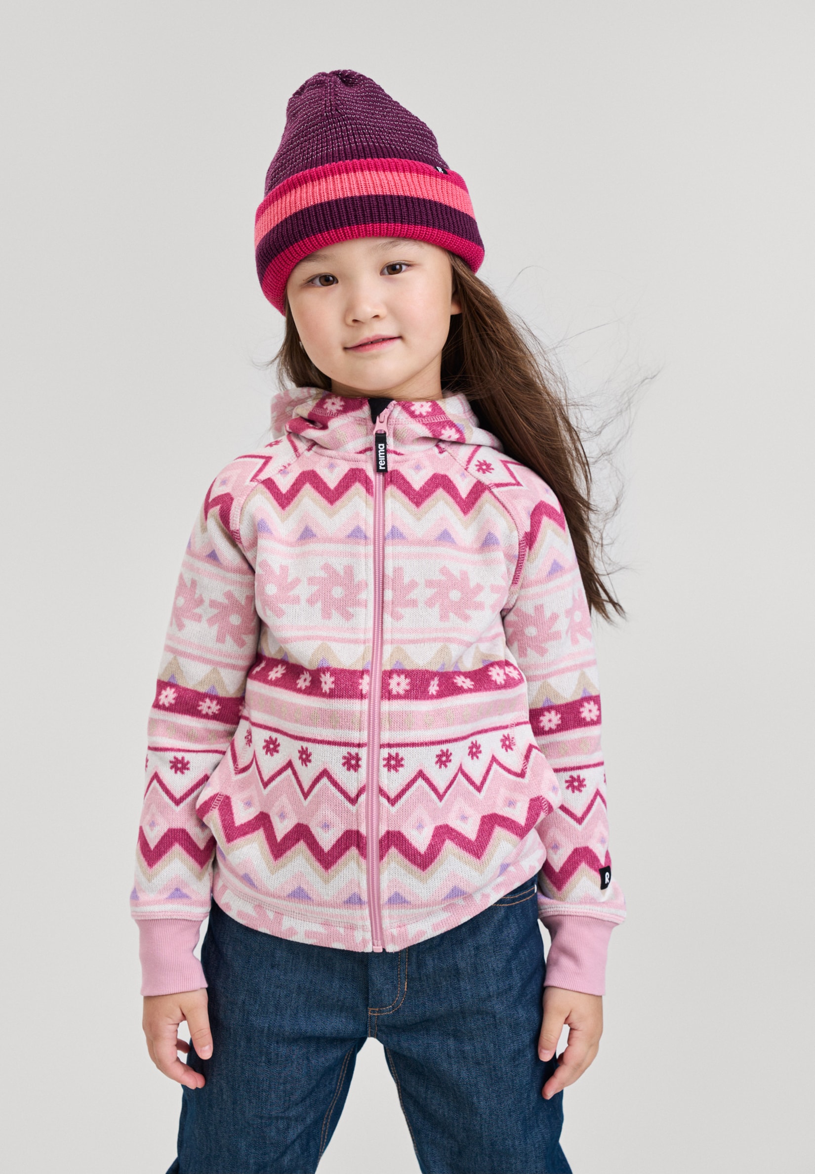Northern Hettegenser I Fleece Grey Pink
