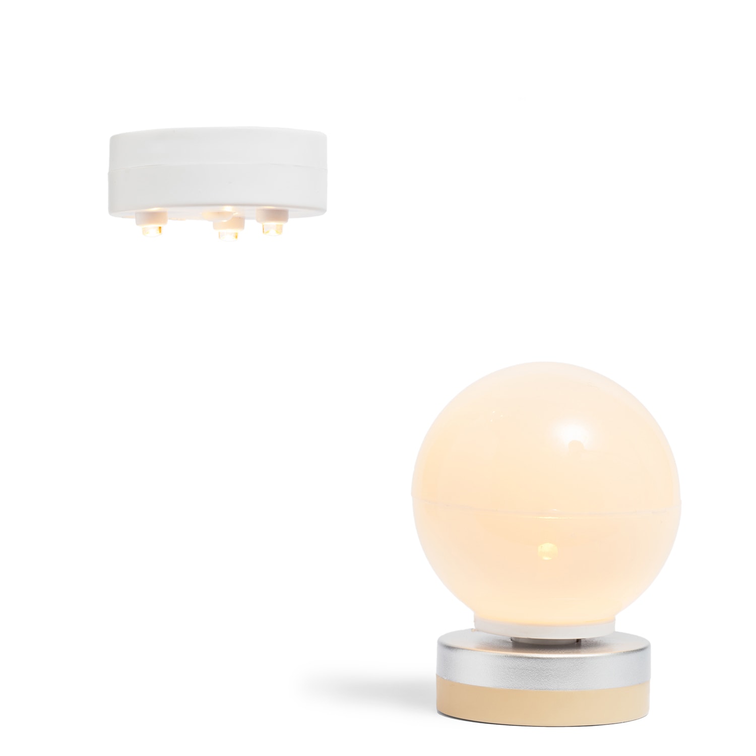 Lundby Spotlights + Golvlampa För Dockhus White 