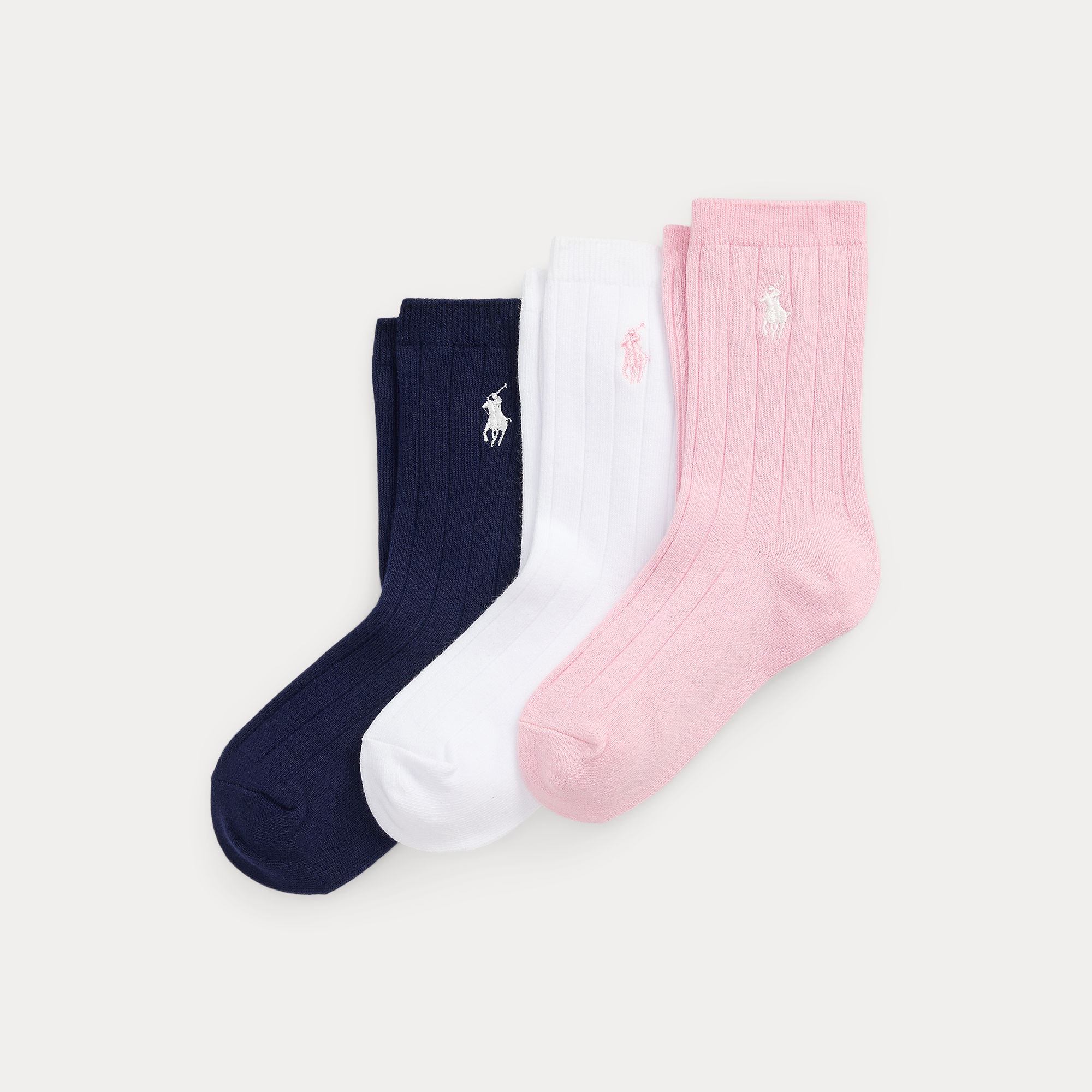 Classic 3-pack Ribbade Strumpor Multi 