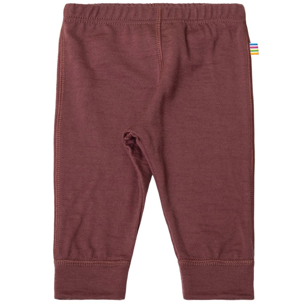 Wool Leggings Burgundy