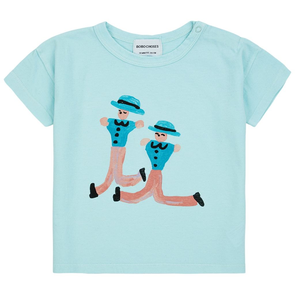 Dancing Giants Baby T-Shirt Blue