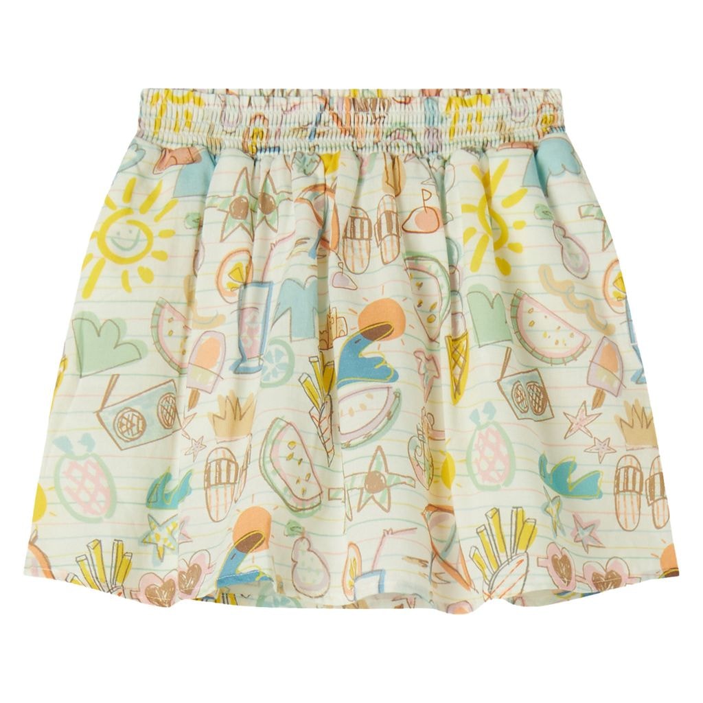 Printed Skirt Cream