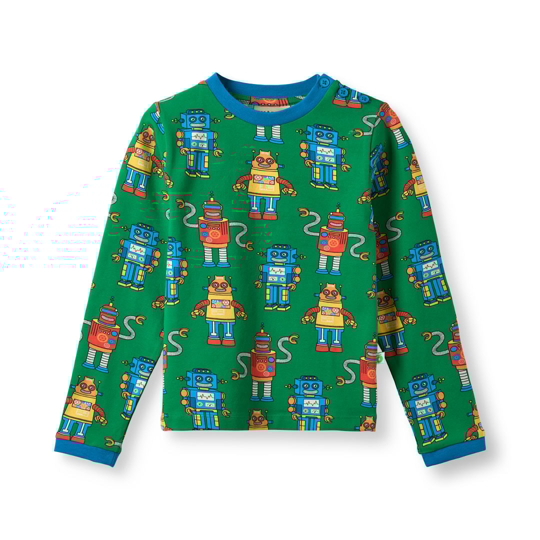 Umalin With Robots Långärmad T-shirt Lawn