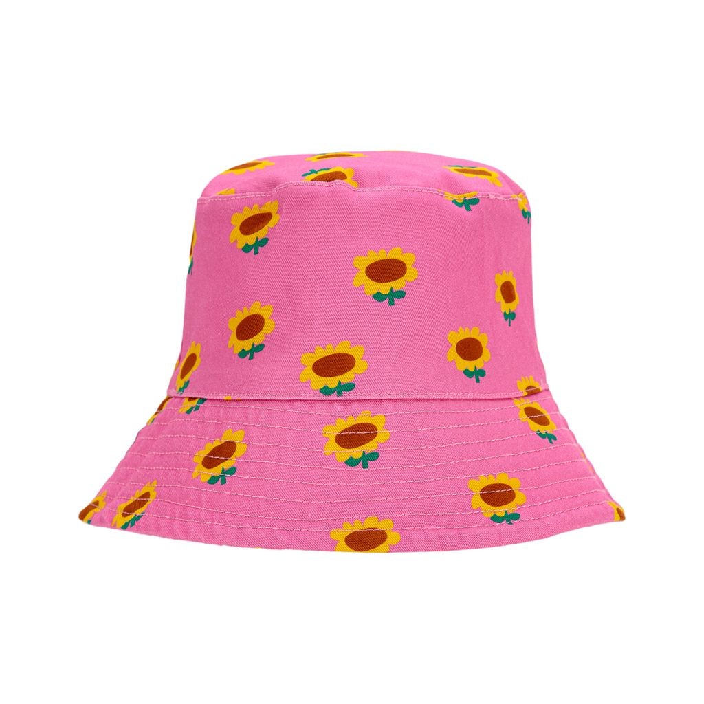 Sunflower All Over Vändbar Hatt Fuchsia