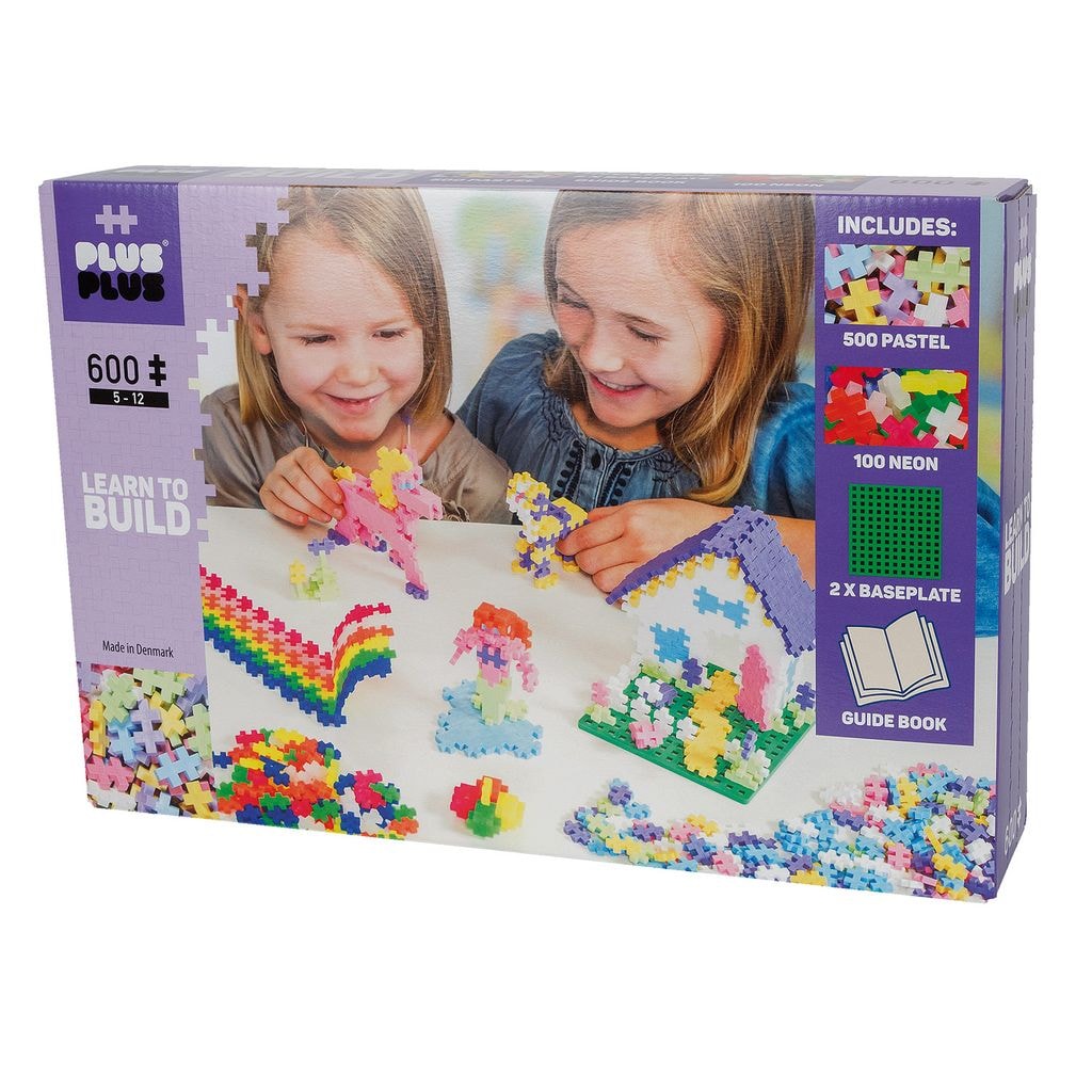 600-Piece Plus-Plus® Pastel Learn To Build