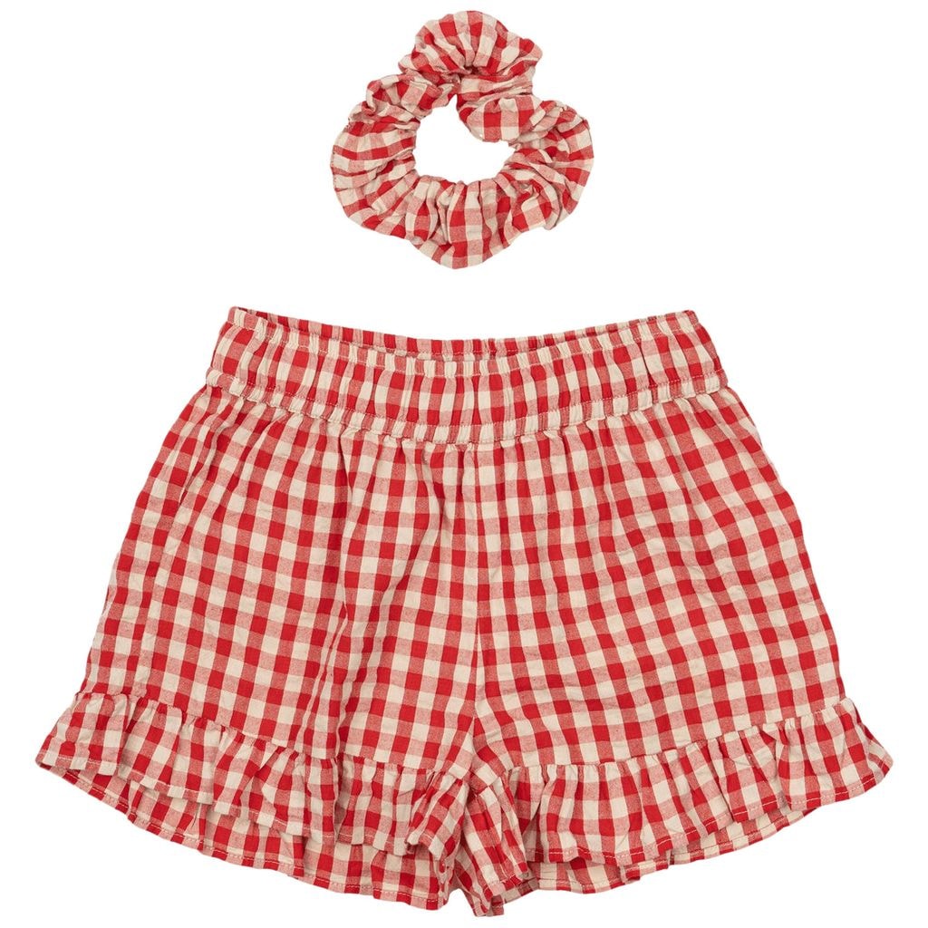Nally Shorts Poppy Red Check