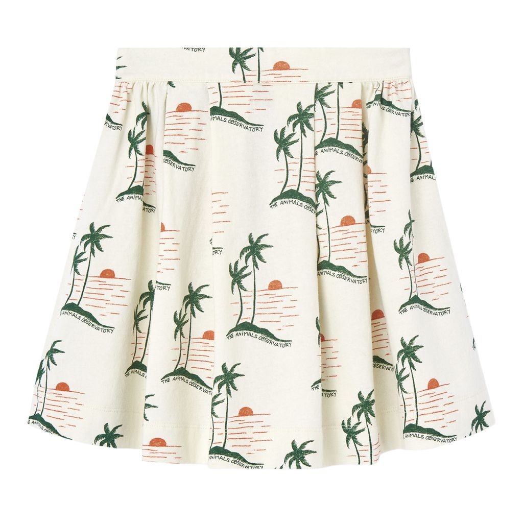 Turkey Kid Skirt White Lindo