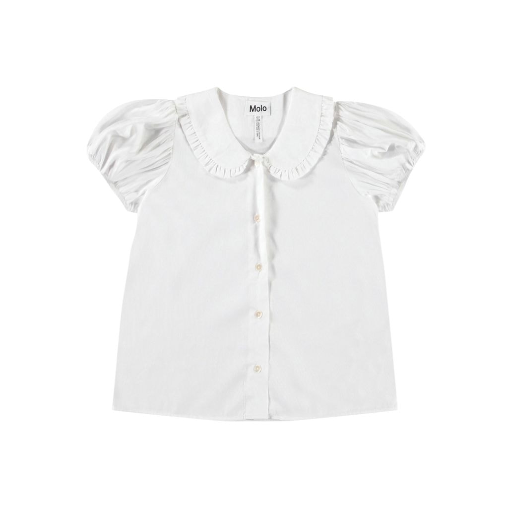 Rosabella Short Sleeve Shirt Crisp White