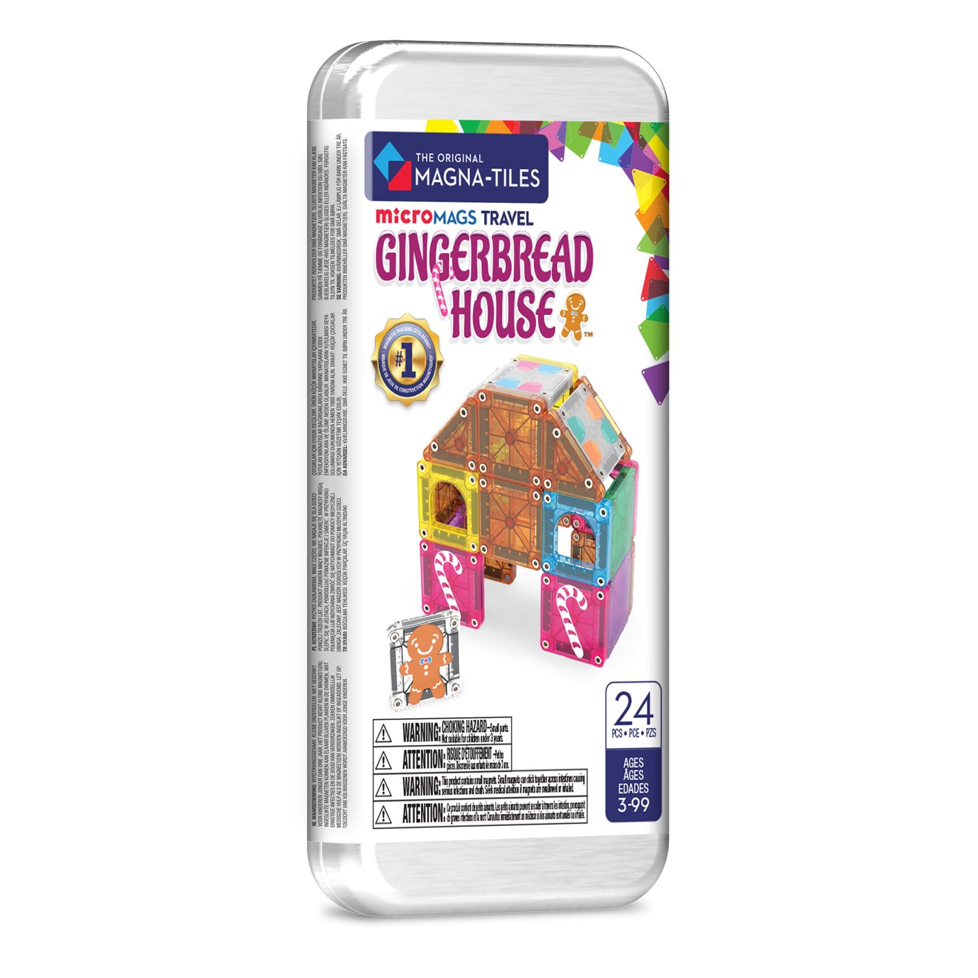 MicroMAGS Reisesett Med 24 Deler Travel Gingerbread