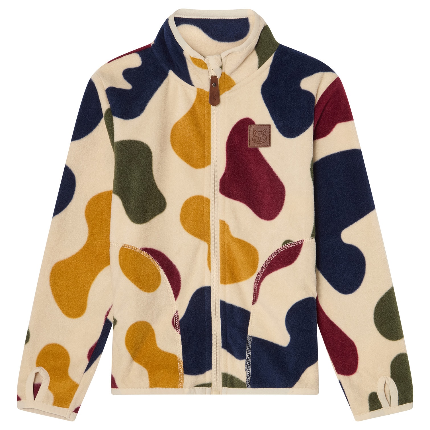 Northpole Recycled Fleece Jacket Graphic Shapes